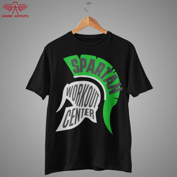 Spartan Workout Centre Tee - Fierce Fitness Warrior Design
