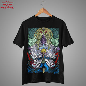Naruto Shippuden Fourth Hokage Seal Jutsu T-Shirt – Legendary Fox Seal Technique