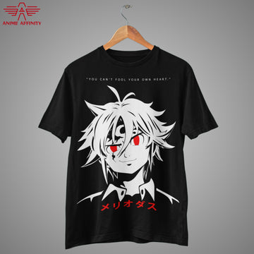 Meliodas 'You Can't Fool Your Own Heart' T-Shirt - Seven Deadly Sins Design